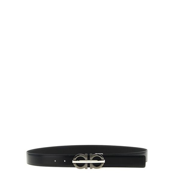 Ferragamo Men 'Gancini' Reversible Belt